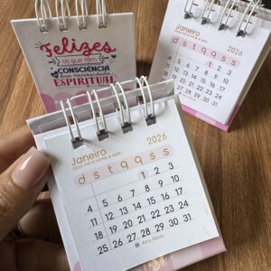 Alternative view of Mini Calendário de mesa 2026
