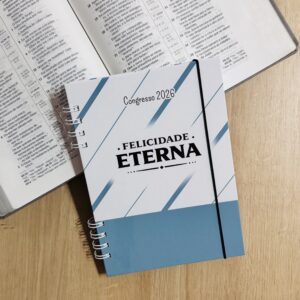 Caderno Masculino Congresso 2026 Felicidade Eterna