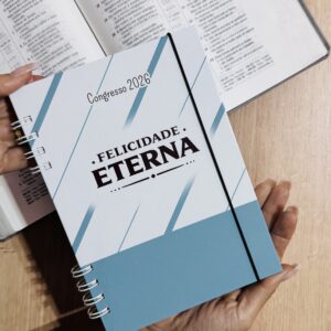 Alternative view of Caderno Masculino Congresso 2026 Felicidade Eterna