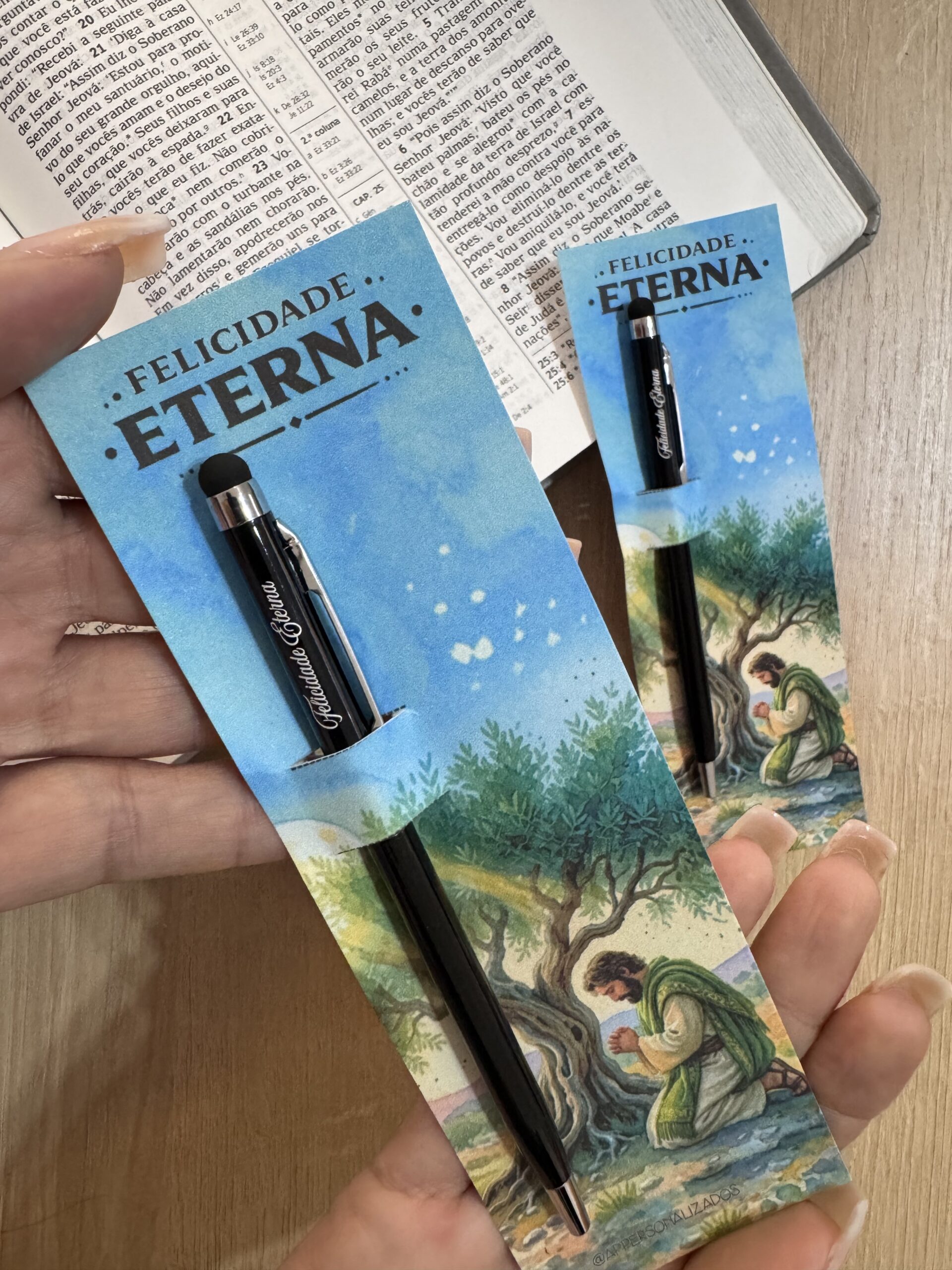 Caneta Slin Congresso FELICIDADE ETERNA - Imagem 3