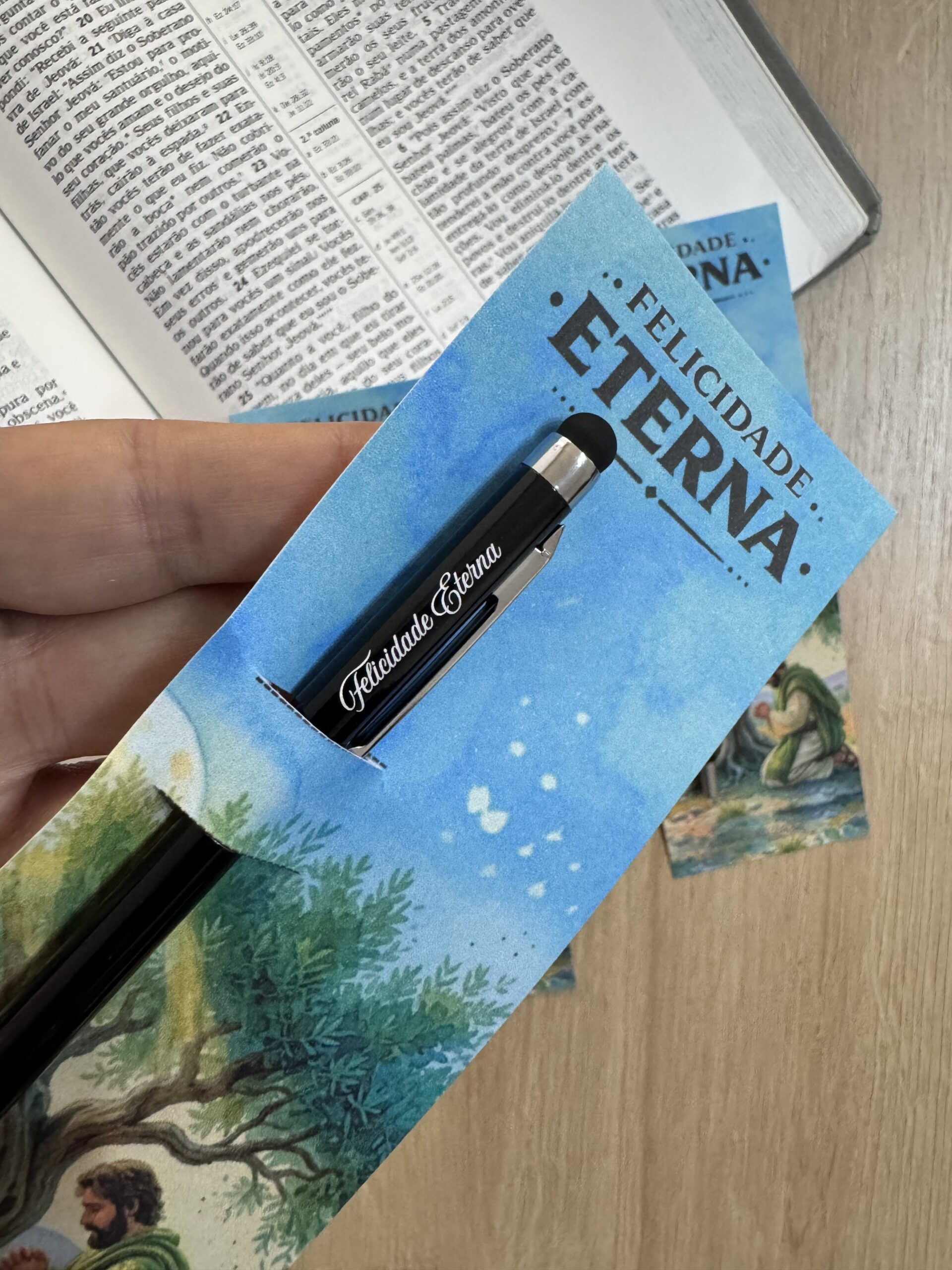 Caneta Slin Congresso FELICIDADE ETERNA - Imagem 4