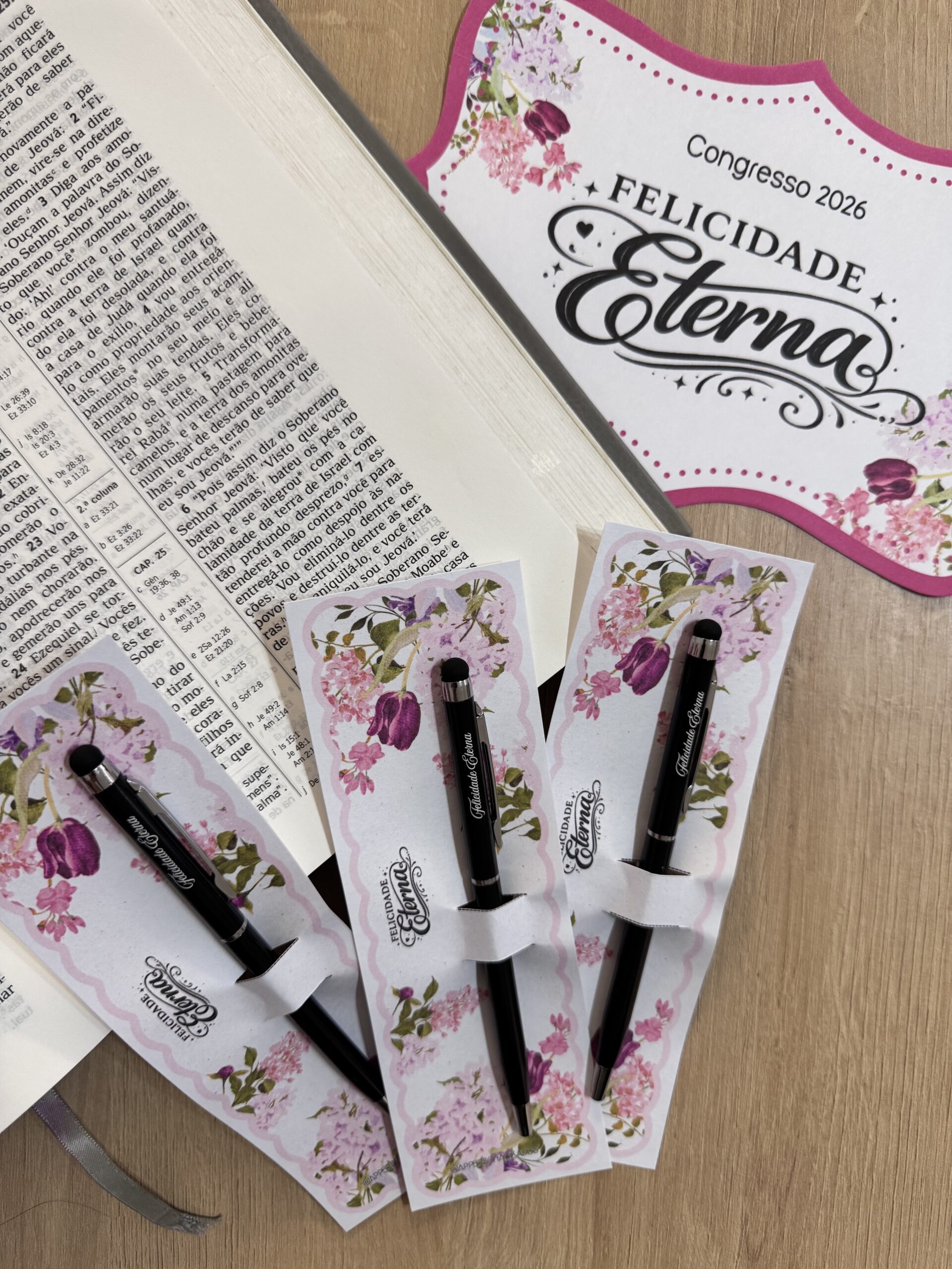 Caneta Slin Congresso FELICIDADE ETERNA - Imagem 12