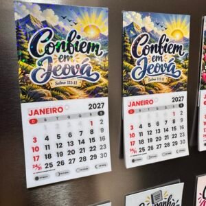 Alternative view of Calendário de Geladeira 2027