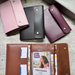 Porta Folheto Luxo